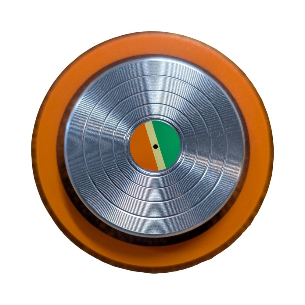 17-R PopSockets Magsafe Phone Grip - 45 Rom Silver/Orange Spinner (Referb) ⬇️